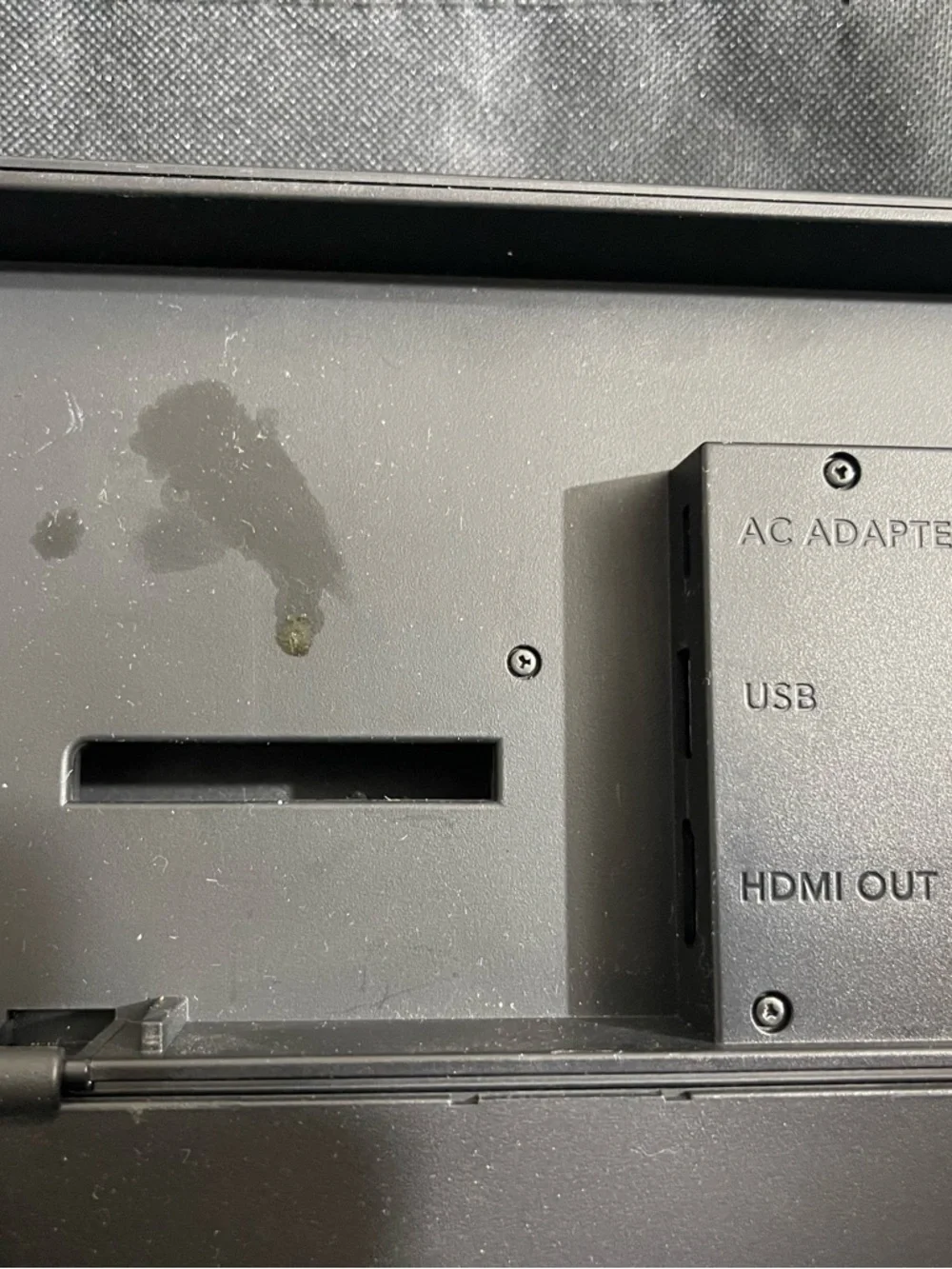Nintendo Black Switch Dock with Subtle Logo